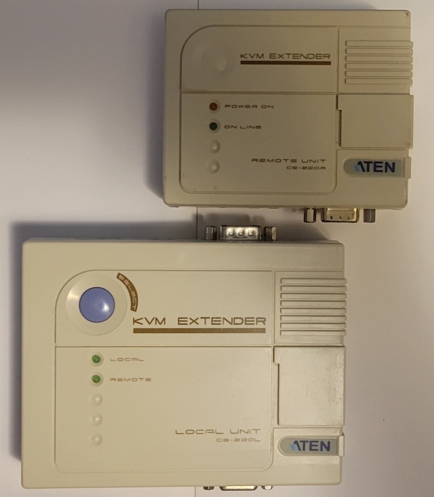 KVM Extender,  Local Unit-CE220L, & Remote Unit-CE220R (together)