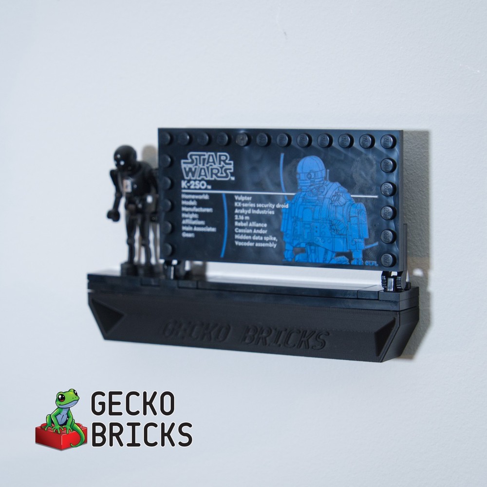Wall Mount for LEGO K-2SO Security Droid-75434