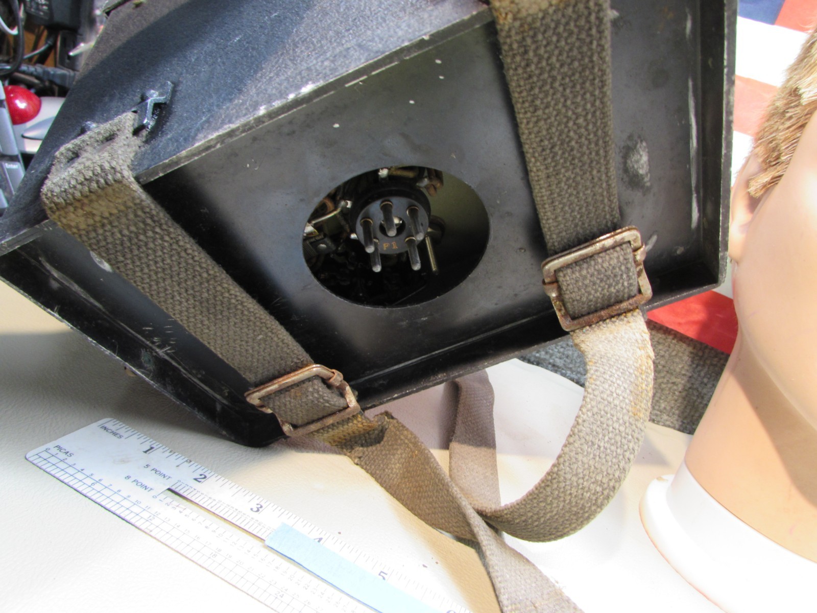 ESTATE* SIGNAL CORPS U.S. ARMY BC-222 RAULAND TUBE RADIO RECEIVER & TRANSMITTER