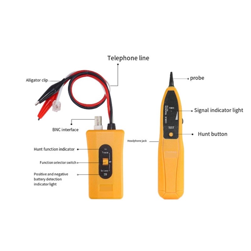 Ethernet Cable Tester Multifunction Networking Cable Tester Wire Tracer Trackers
