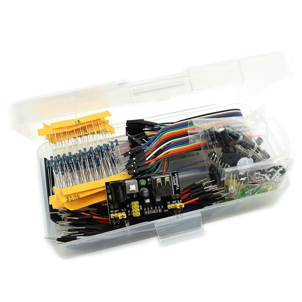 Electronic Component Assorted Kit for Arduino Raspberry Pi STM32 etc. 830 Bre