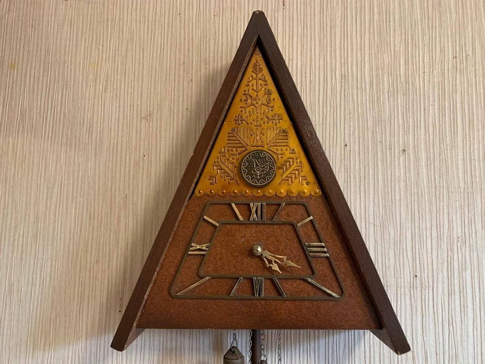 Soviet Vintage Cuckoo clock, USSR clock, Soviet working clock, Mechanical clock