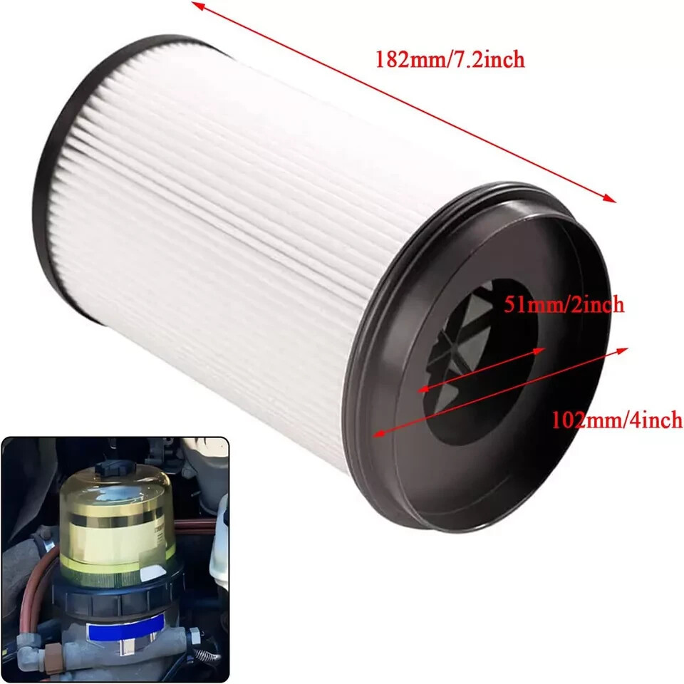 12x Fuel/Water Separator Filter Fit For Fleetguard DDE Diesel FS20176 R61709