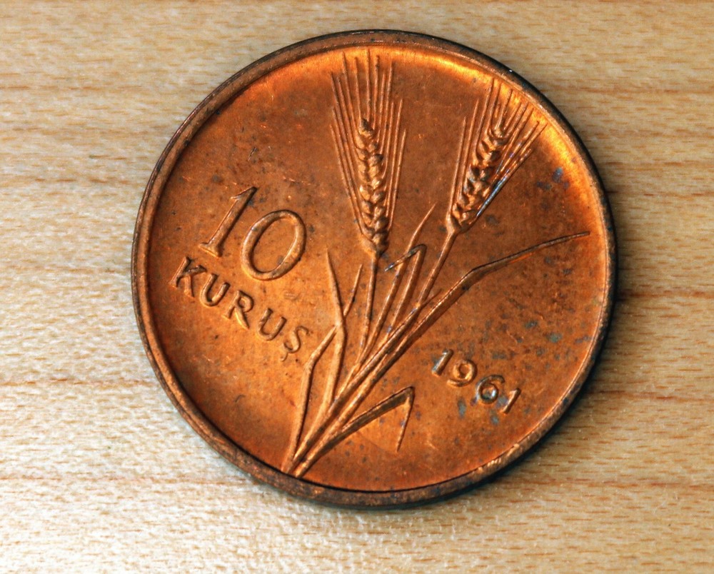 1961 Turkey 10 Kurus