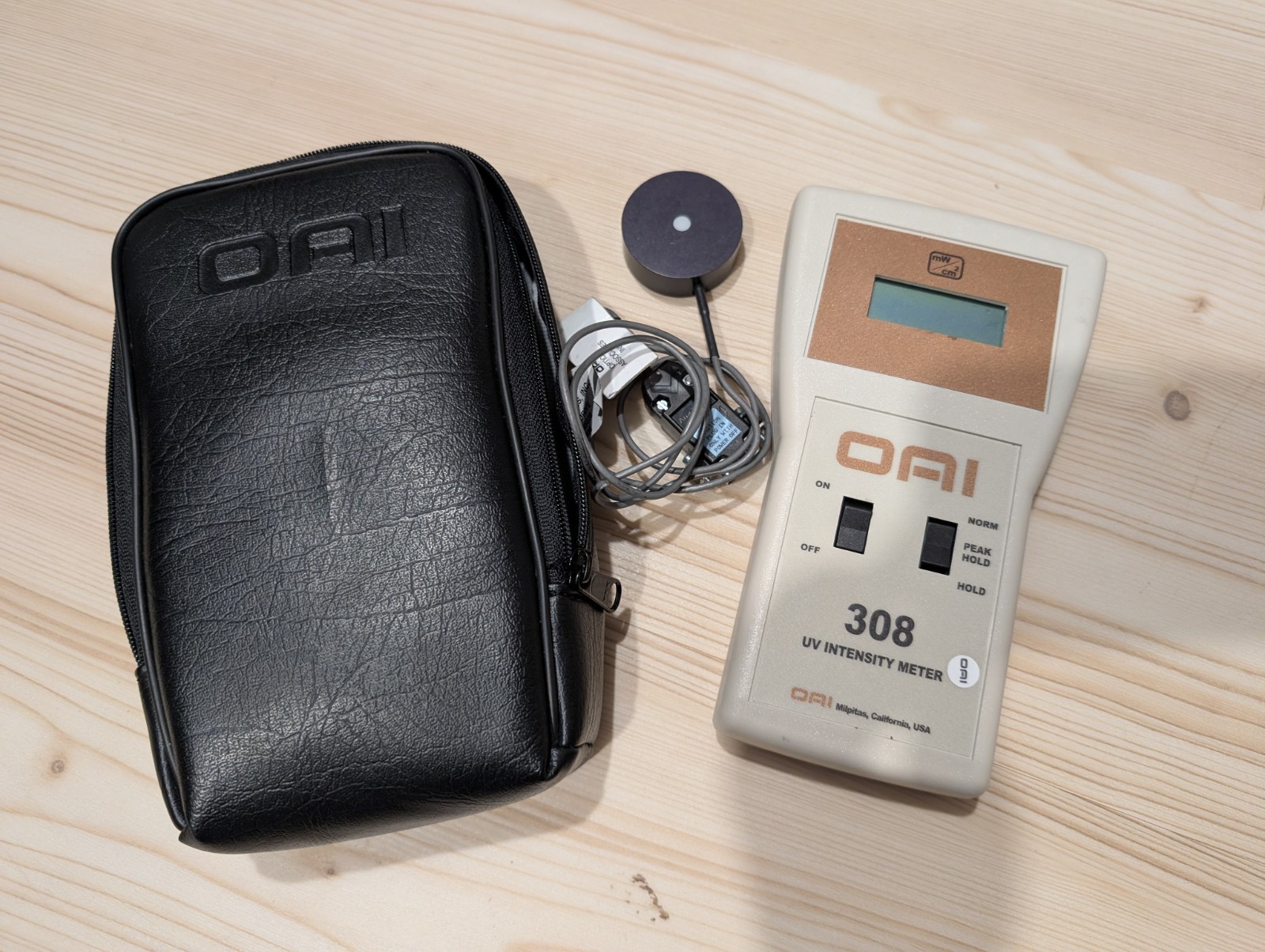 OAI Model 308 UV Intensity Meter w/ 400nm Probe – Handheld UV Light Meter