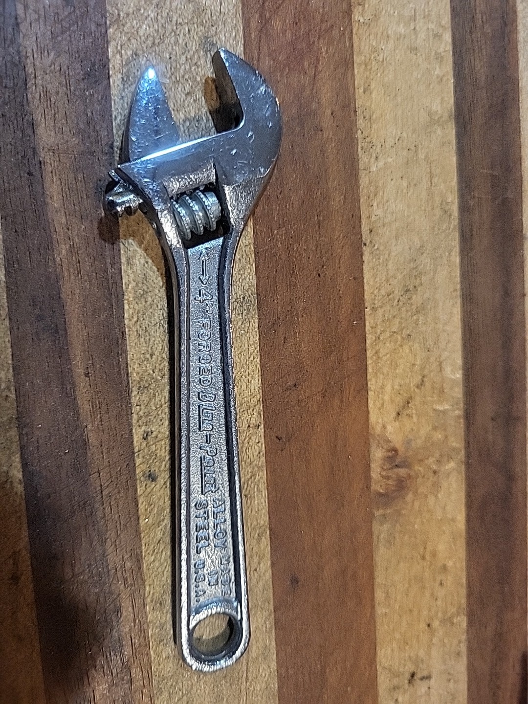 Snap-on Blue Point 4" Adjustable Wrench Forged Steel #130 🇺🇸  EUC🔥