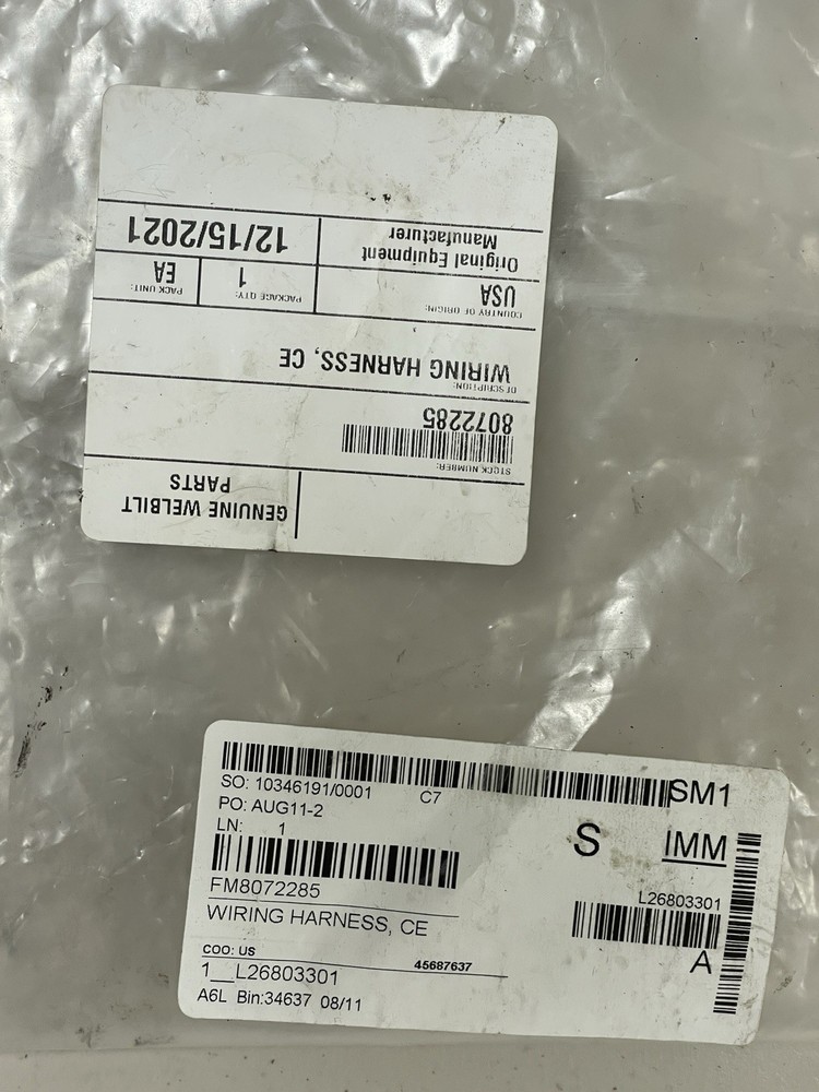 Fry master Wiring Harness