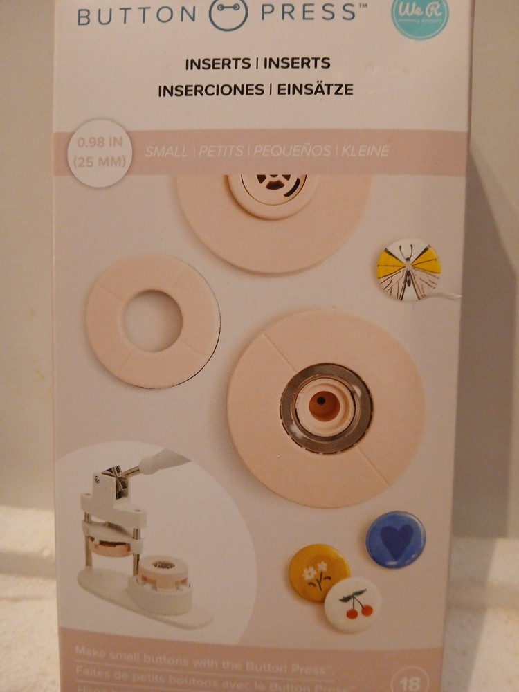 Button Press inserts American  Crafts
