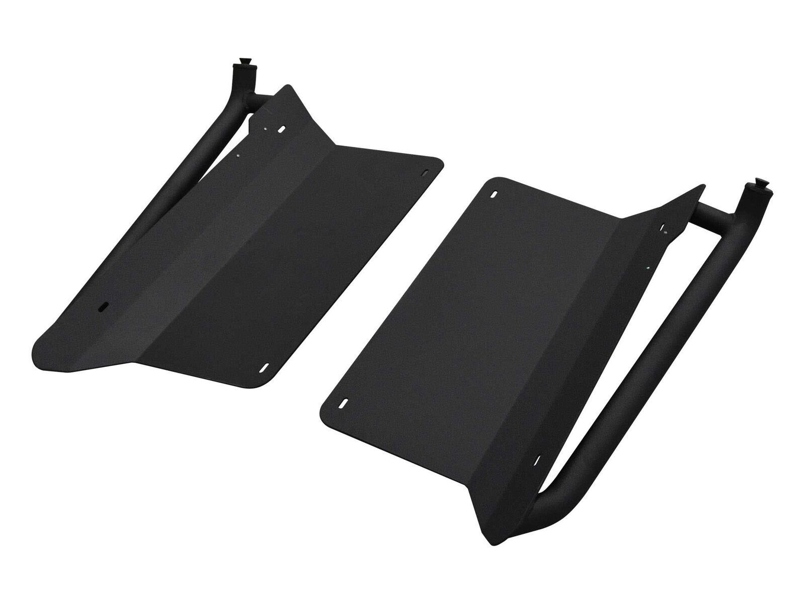 SuperATV Yamaha YXZ Heavy Duty Nerf Bars / Rock Sliders (2016+) - Wrinkle Black