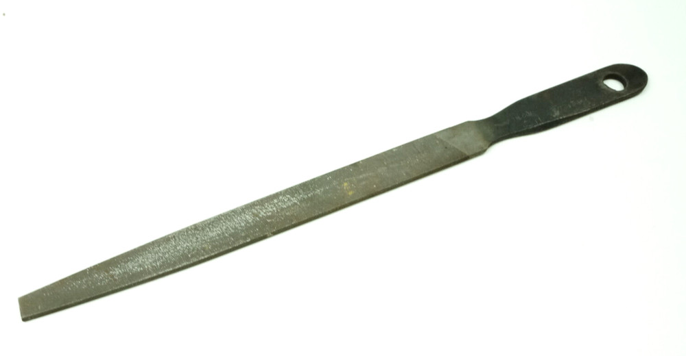 C.N. Co. Bell System 12" Integrated Handle Very Smooth Single Cut Flat File