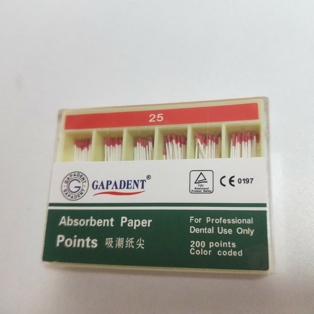 2boxes Gutta Percha Absorbent Paper Points Root Canal Endo 25# 200pcs/Box