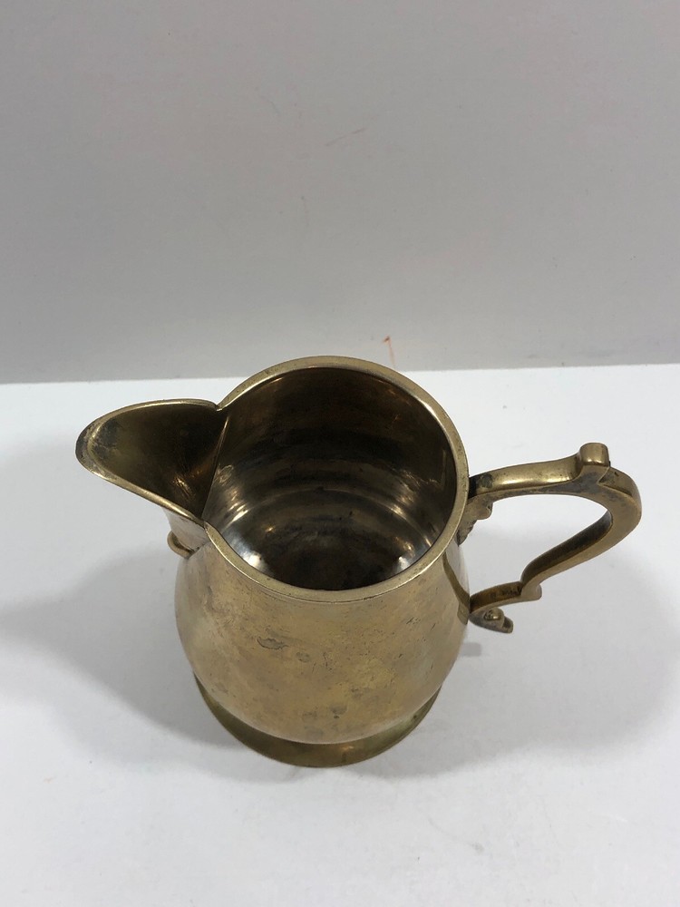 Vintage Leonard E.R.N.S Pitcher/Creamer Metal Plated 4" Tall / Heavy