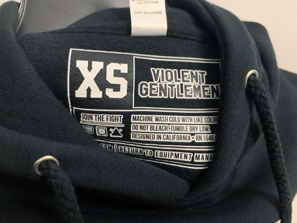 The Amity Affliction Violent Gentlemen Collab Ghost Pullover Hoodie XS - NEW