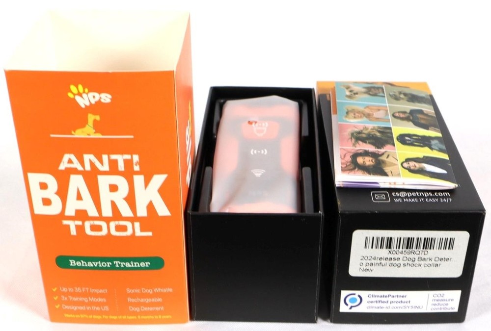 NPS Dog Behavior Trainer Barking Control 35' Bark Deterrent