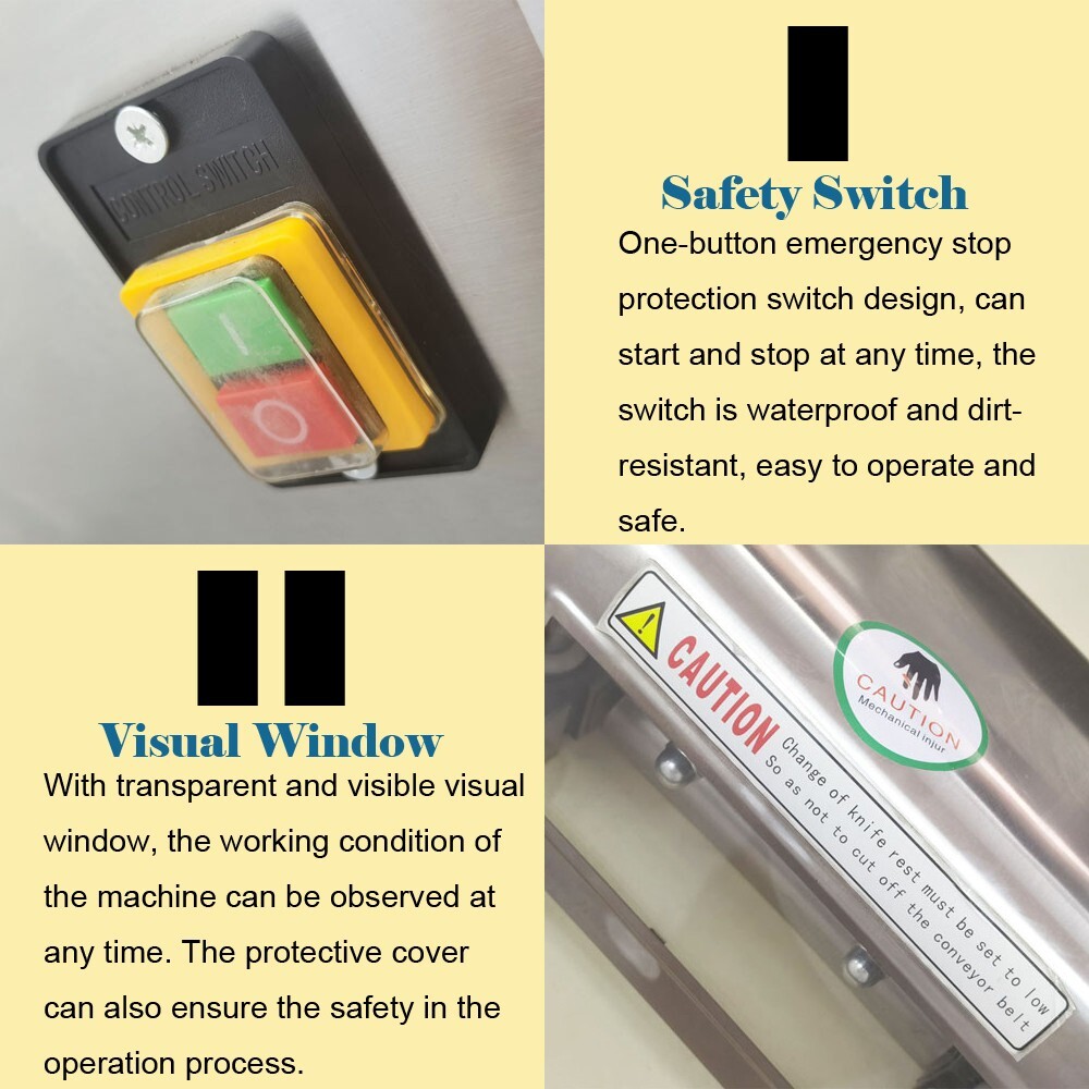 YQC-660 Multi-function Fruit Vegetable Slicing Shredding Dicing Chopper 198LB