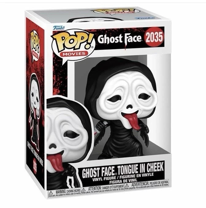 Funko Pop Scream Ghostface Tongue #2035 Scary Movie w/ Protector PREORDER