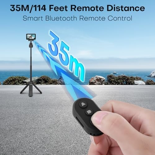 Bluetooth Remote Controller for DJI Osmo Action 360/6/5 Pro/4, Wireless Remote w