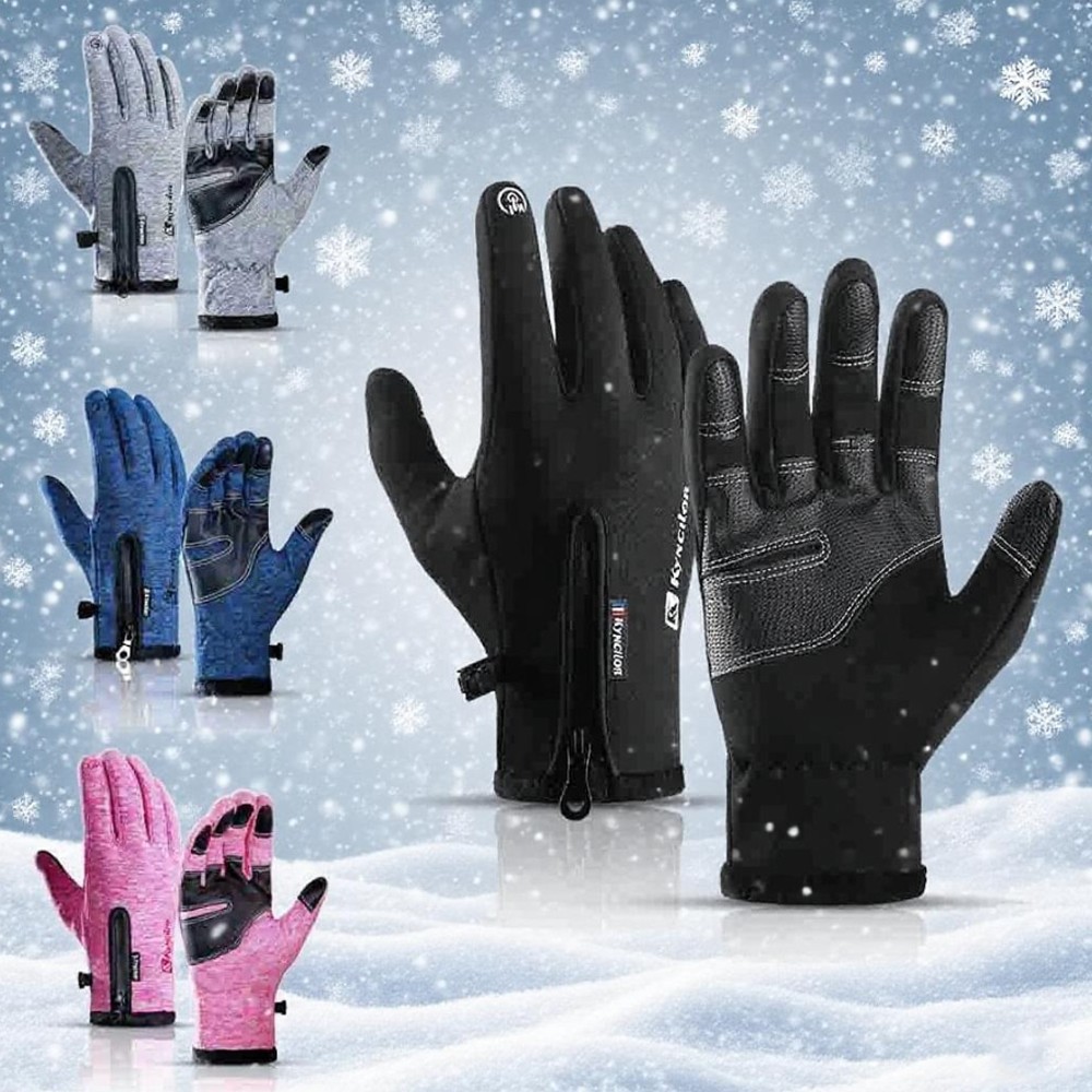 Thermal Windproof & Waterproof Winter Gloves Touch Screen Warm Cycling Mittens