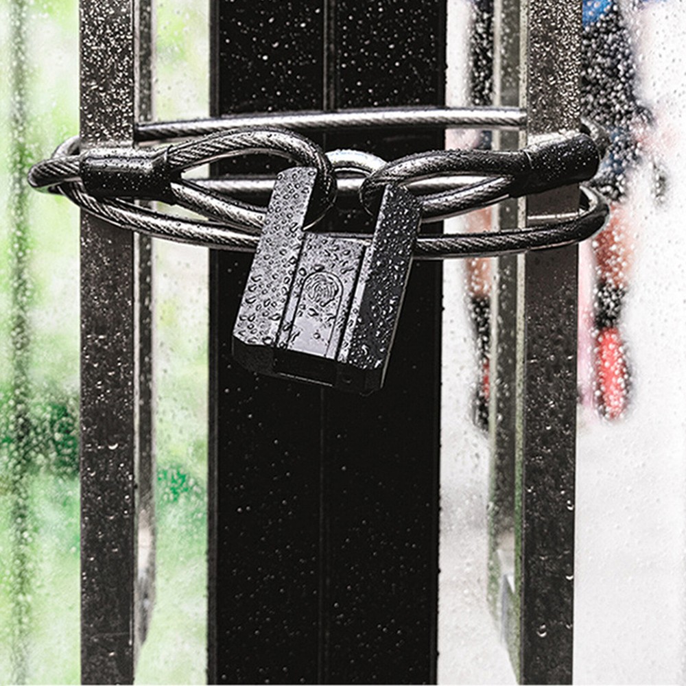 Smart Fingerprint Door Lock Keyless Padlock Security USB Rechargeable