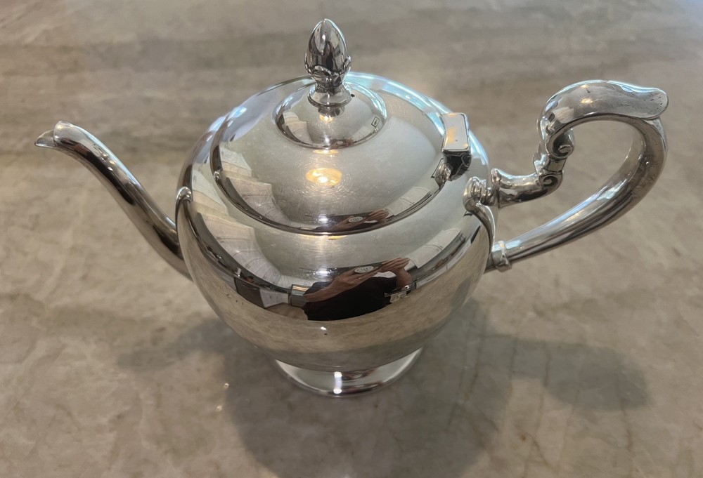 Vintage PSCO 222 Silver Plate over copper Teapot
