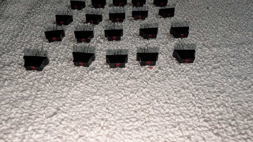 ADC SS100SL LED Slide Knobs With Red LED's