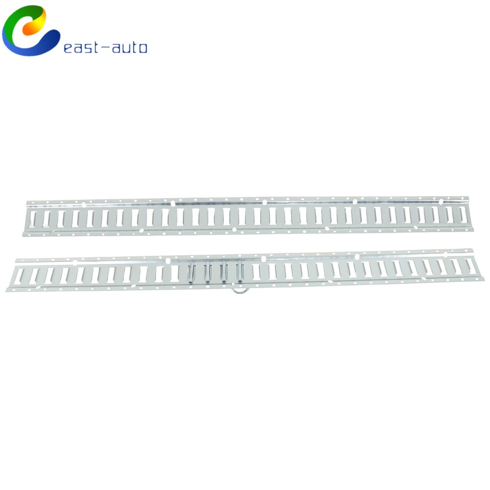 Silver 12 Pack 60" E Track Rail Sections With Mounting Hardware Fit For Trucks
