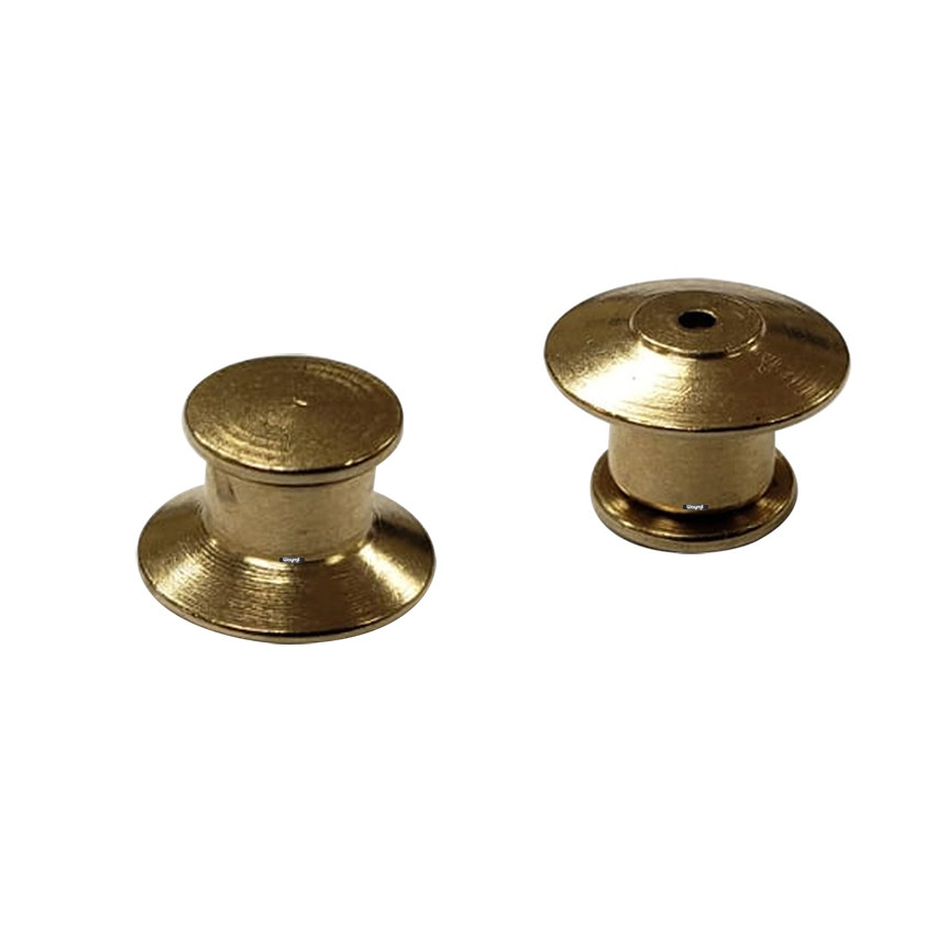 Brass Locking Flat head Backs Clasp Clutch MADE IN USA Pkg 100 PCS