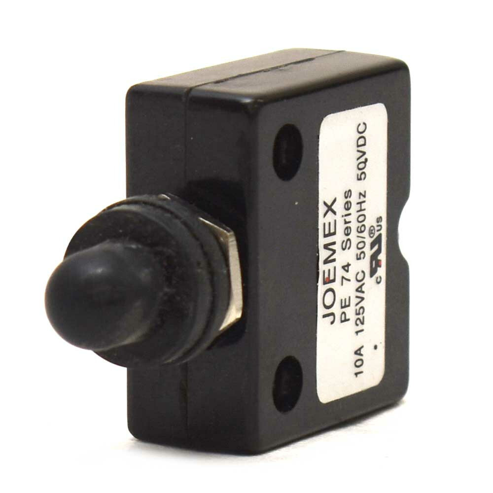 Joemex Boat Push Button Circuit Breaker | 10 Amp Booted