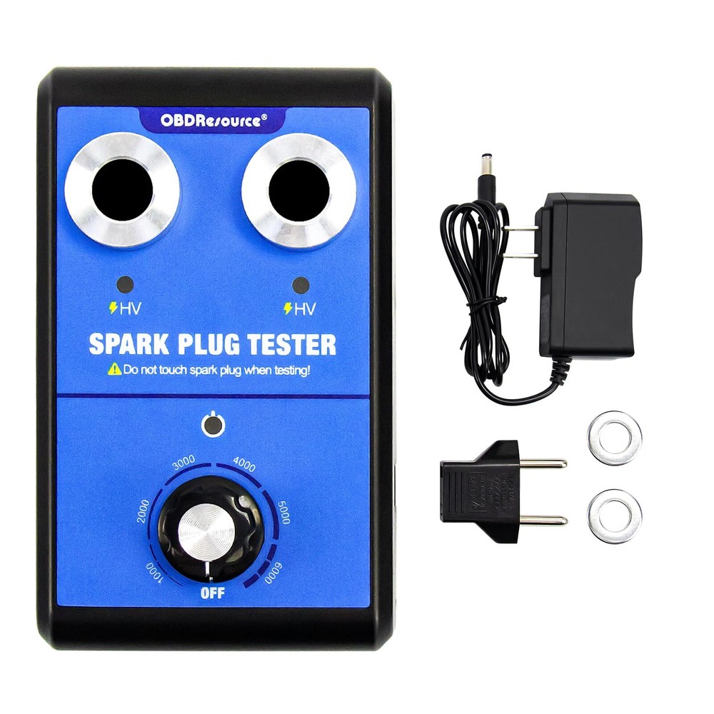 Dual Plug Car Kit Spark Plug Tester 12V Gasoline Ignition Plug Diagnostic Tool