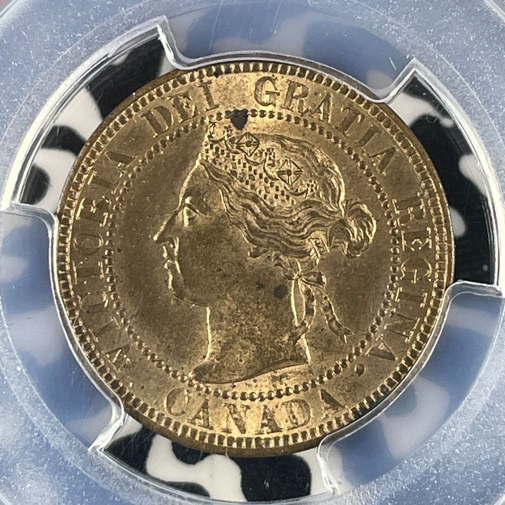 1893 Canada Large Cent PCGS MS63RB Lot#G2149 Choice UNC!