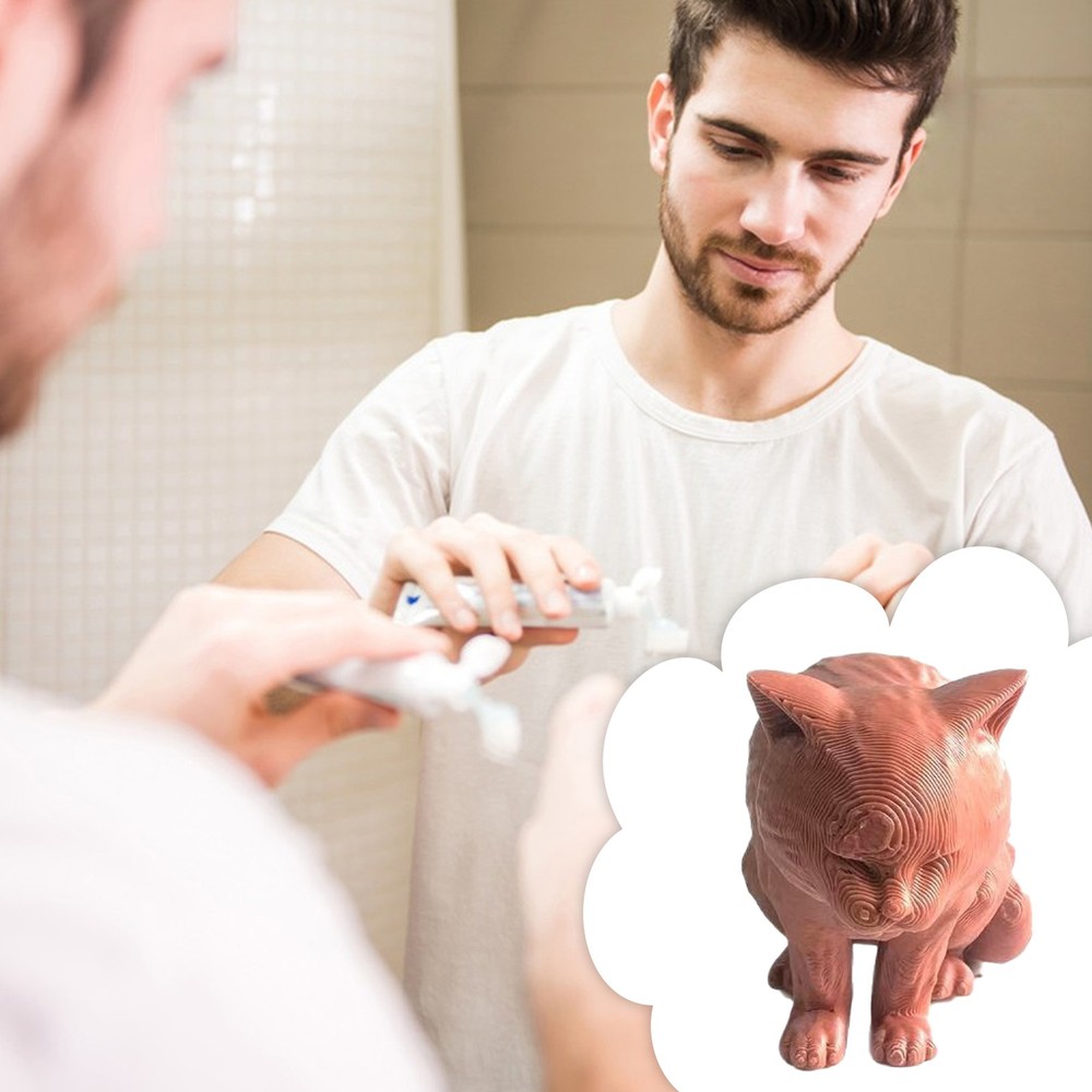 Toothpaste Cover 2.36Inch Silicone Paste Squeezer Toothpaste Topper Funny