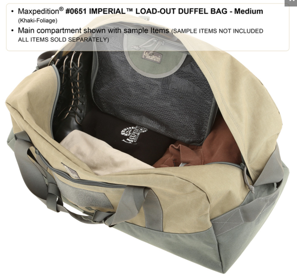MAXPEDITION - IMPERIAL LOADOUT DUFFEL (M)