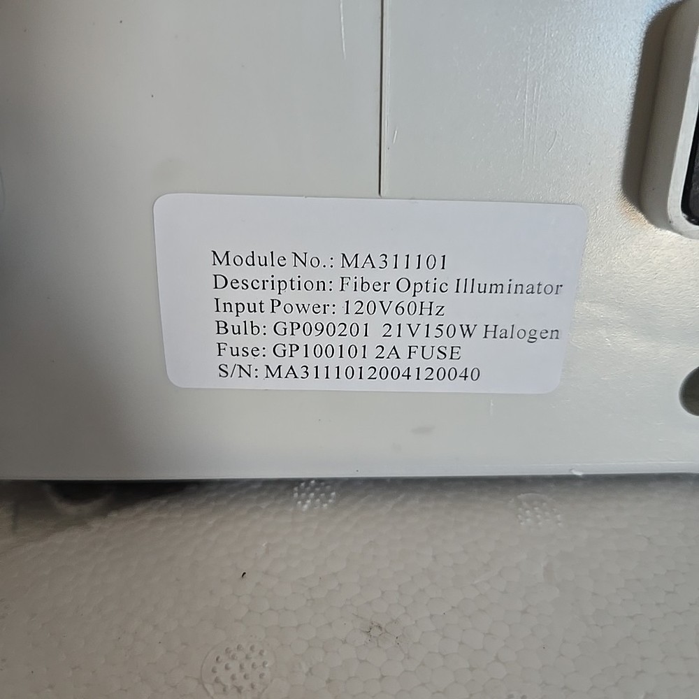 View Solutions Fiber Optic Illuminator