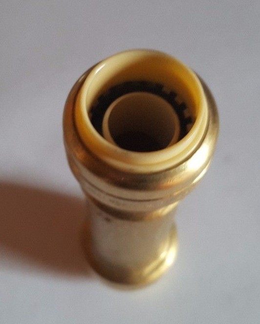 1 Pc. 3/4" Push Fit Coupling, Slip Repair Coupling, Length 4.4 Inch, Lead Free