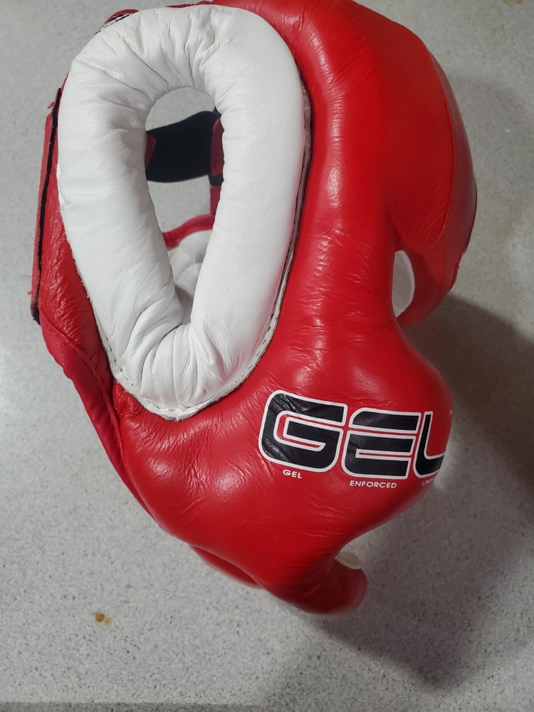 Title Boxing Full Training Headgear - Medium - Red