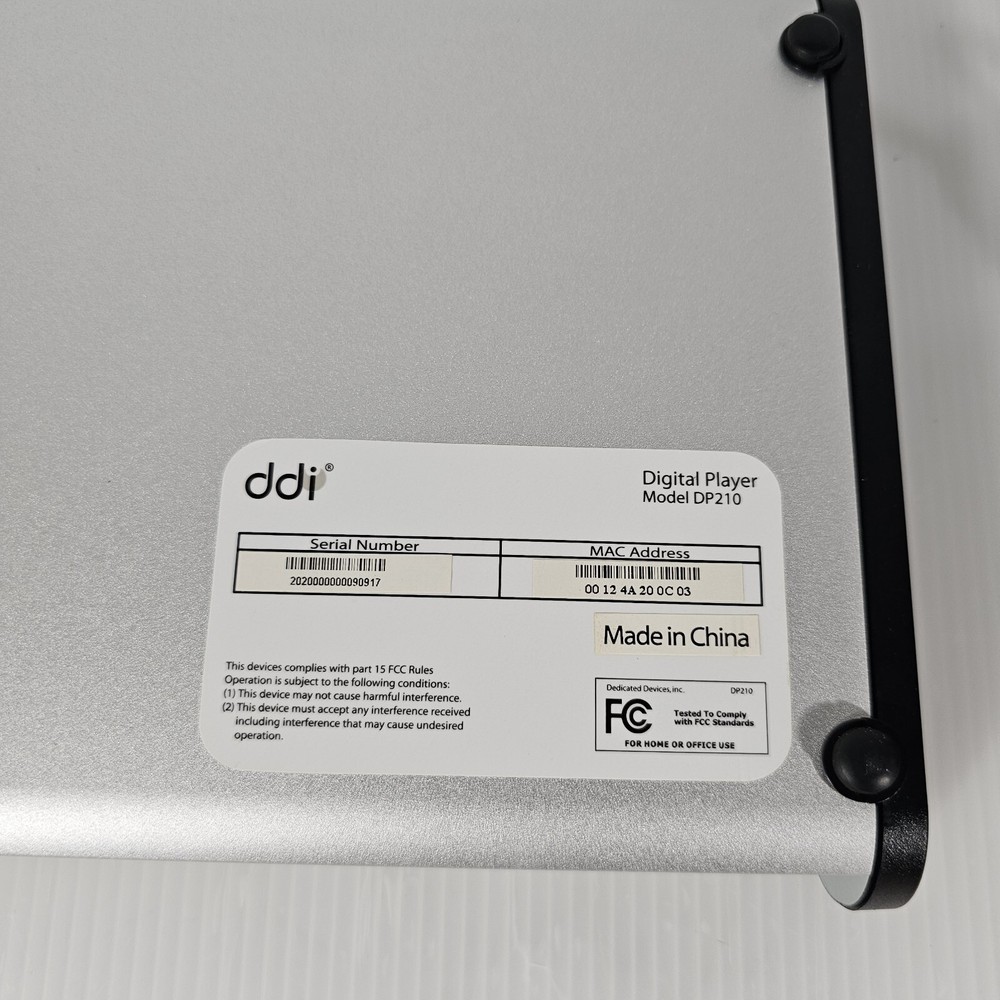 Leviton DP210 Structured Media Digital Player