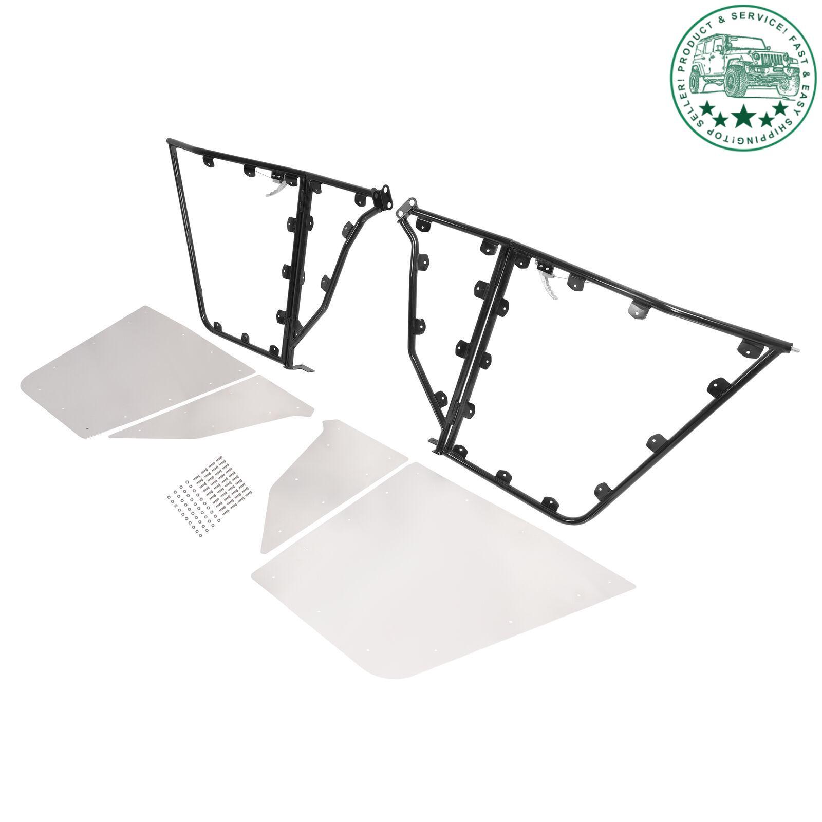 Silvery Aluminium+Steel Powder Coated Full Door For Kawasaki Teryx 750 08-13