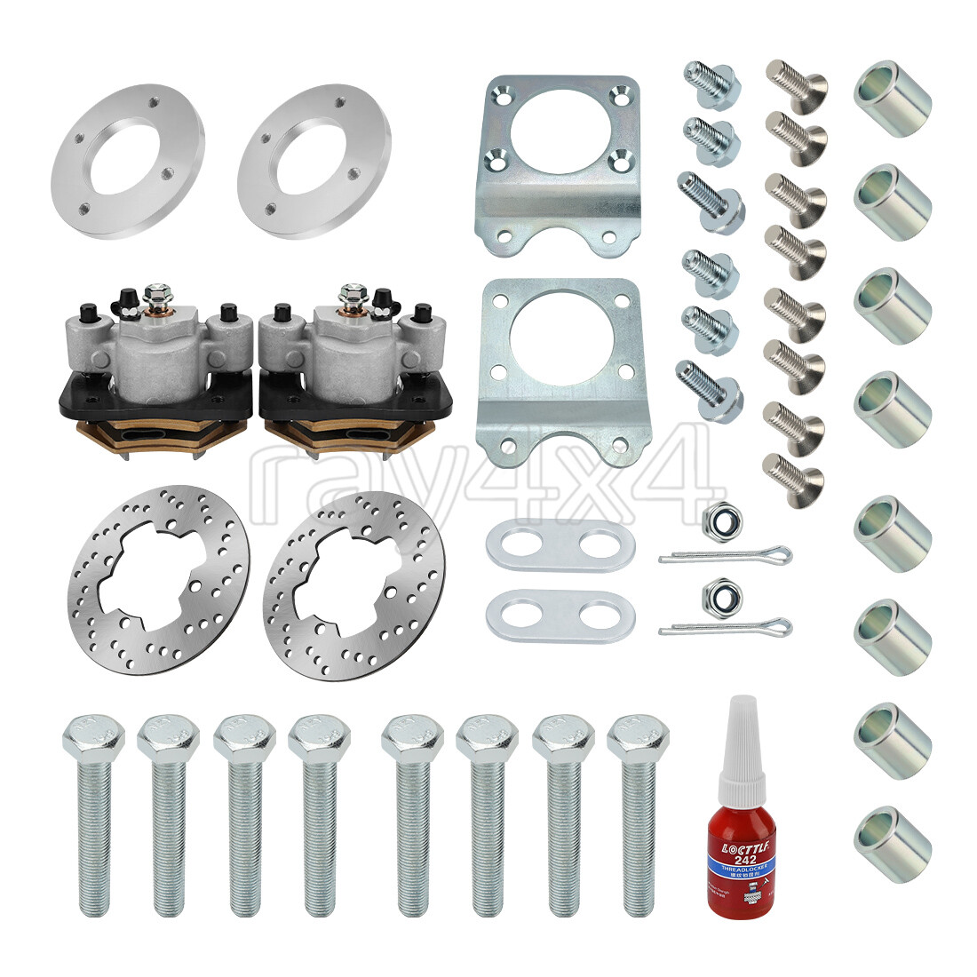 Front Disc Brake Conversion Kit for Honda TRX300FW 4x4 FourTrax 300 1992 - 2000