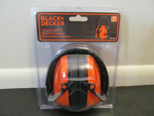 Black+Decker NRR27 Compact Earmuff, Model BD750