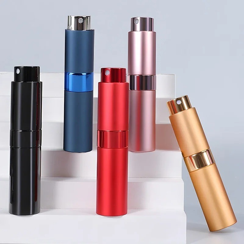 8ml Aluminum Perfume Atomizer Refillable Spray Bottle Travel