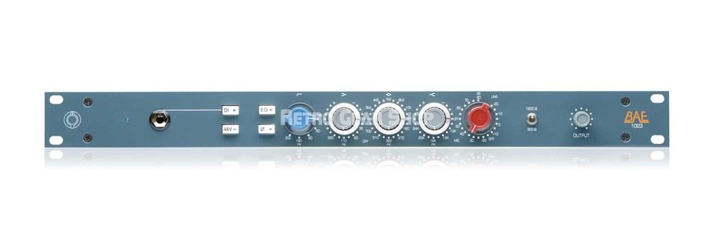 BAE 1023 Rackmount Mic Preamp & EQ with PSU