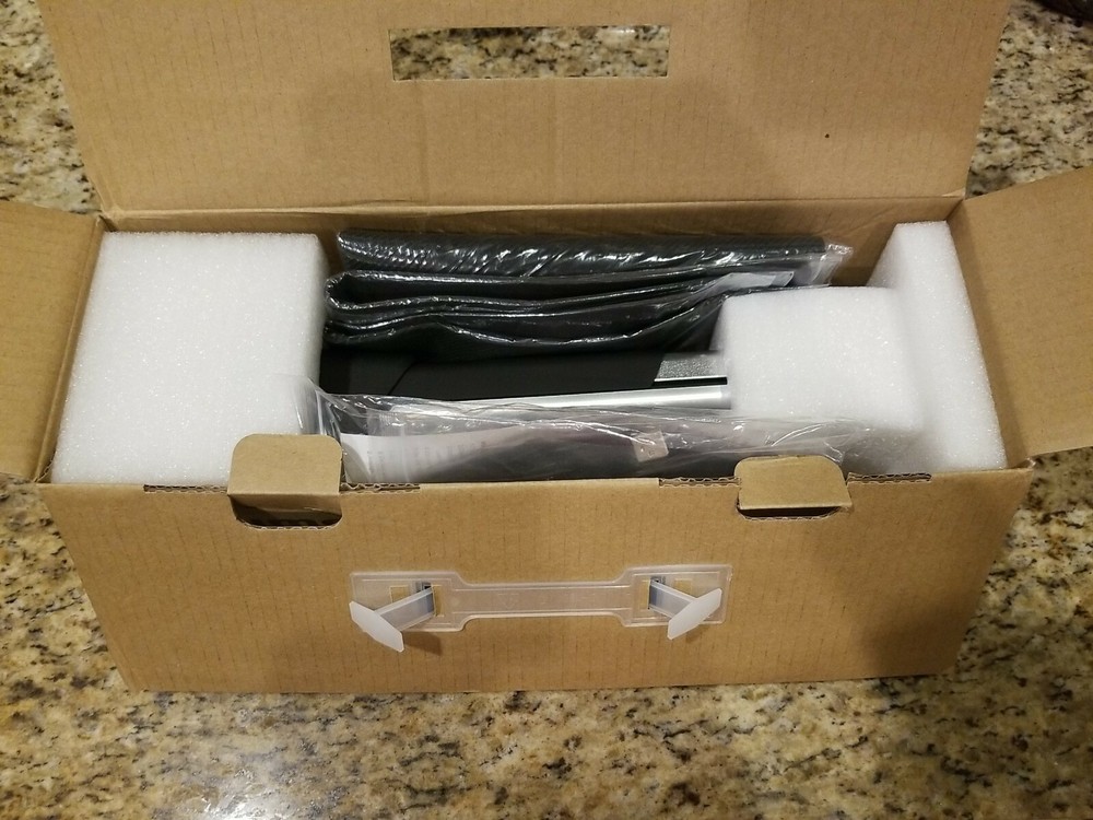 Document Camera Scanner Visual Presenter w/ Mat, LED Light, Microphone Portable