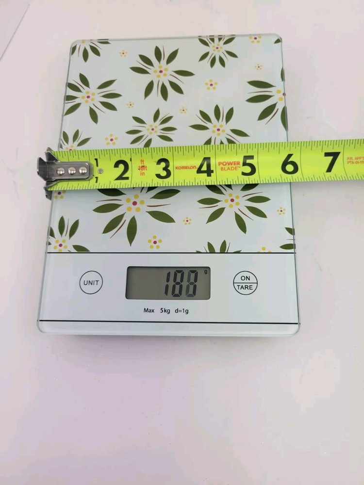 Temp-tations Classic Digital Kitchen Scale Old World Green