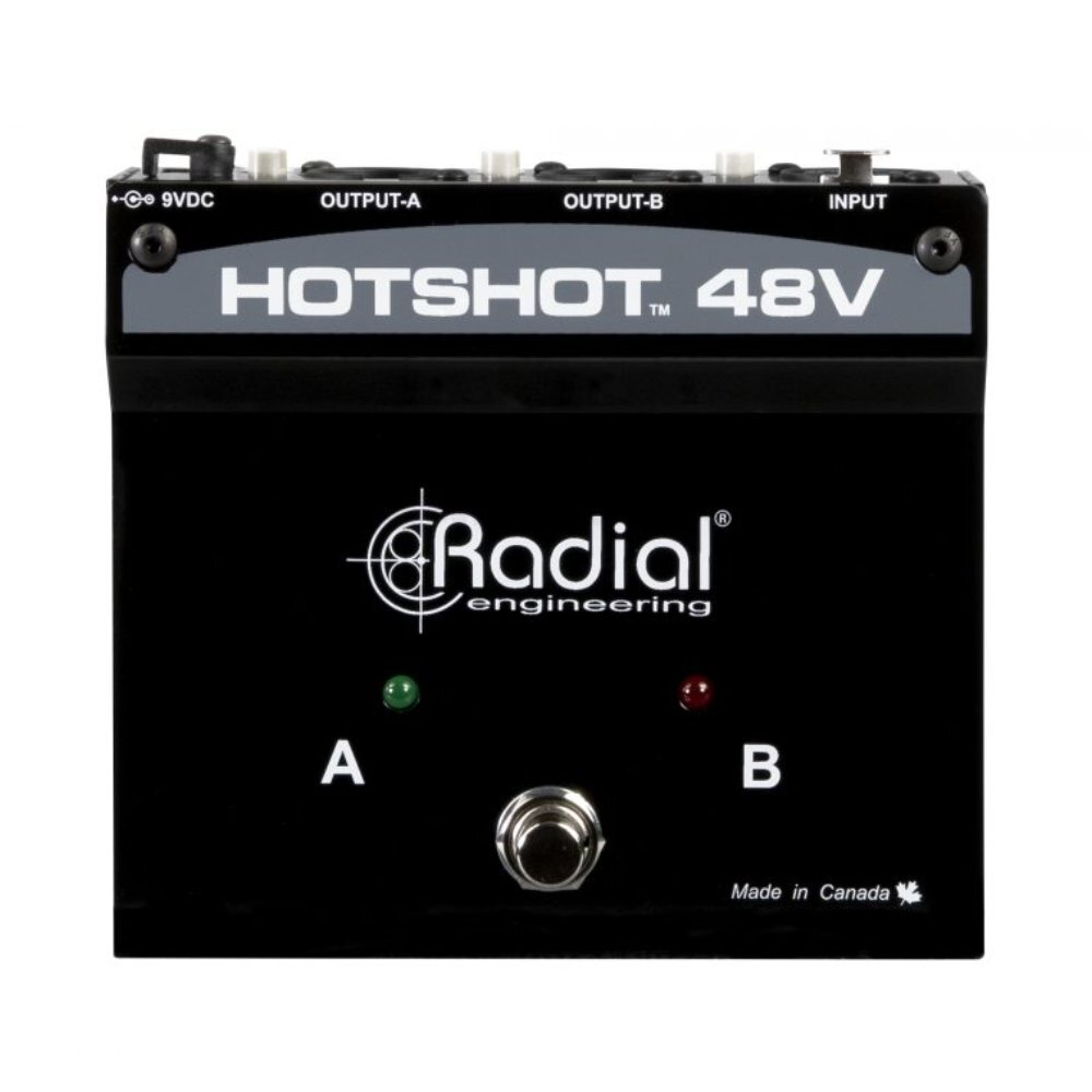 Radial HotShot 48V Condenser Microphone Switcher