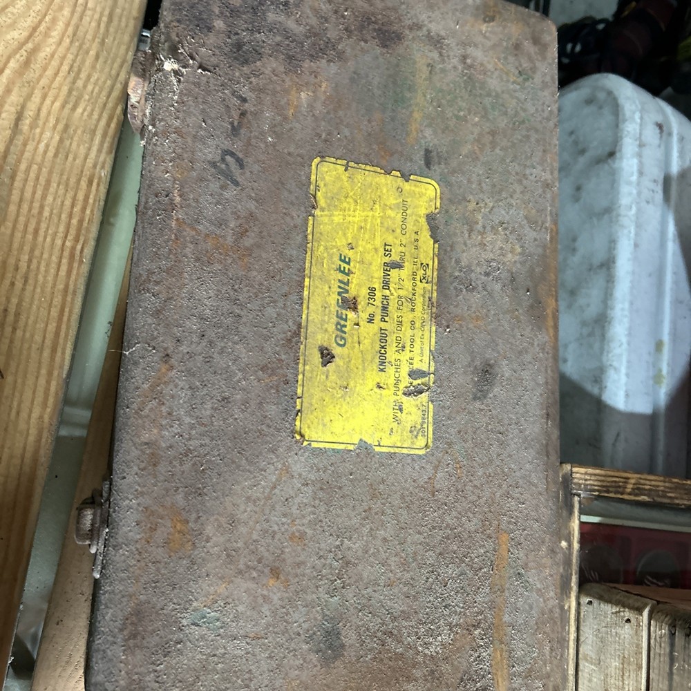 Greenlee 767 Knockout Kit Untested