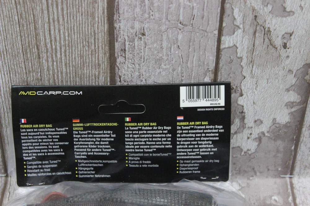 avid tuned rubber air dry bag small
