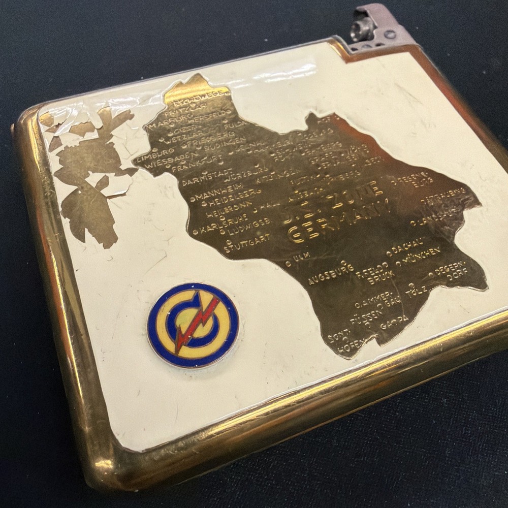 WW2 US Army Cigarette Case US ZONE GERMANY