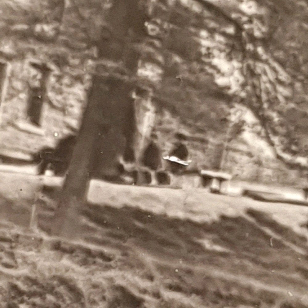 Antique Magic Lantern Glass Slide