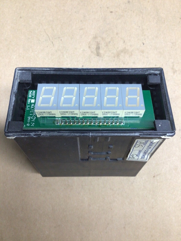 Monarch ACT-1B Panel Tachometer *Missing Cover* #4007J121