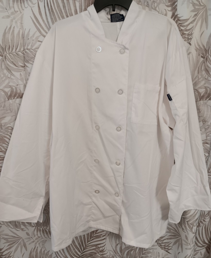 Chefs Coat,  10 button down Absolute 2XL Long Sleeve Classic